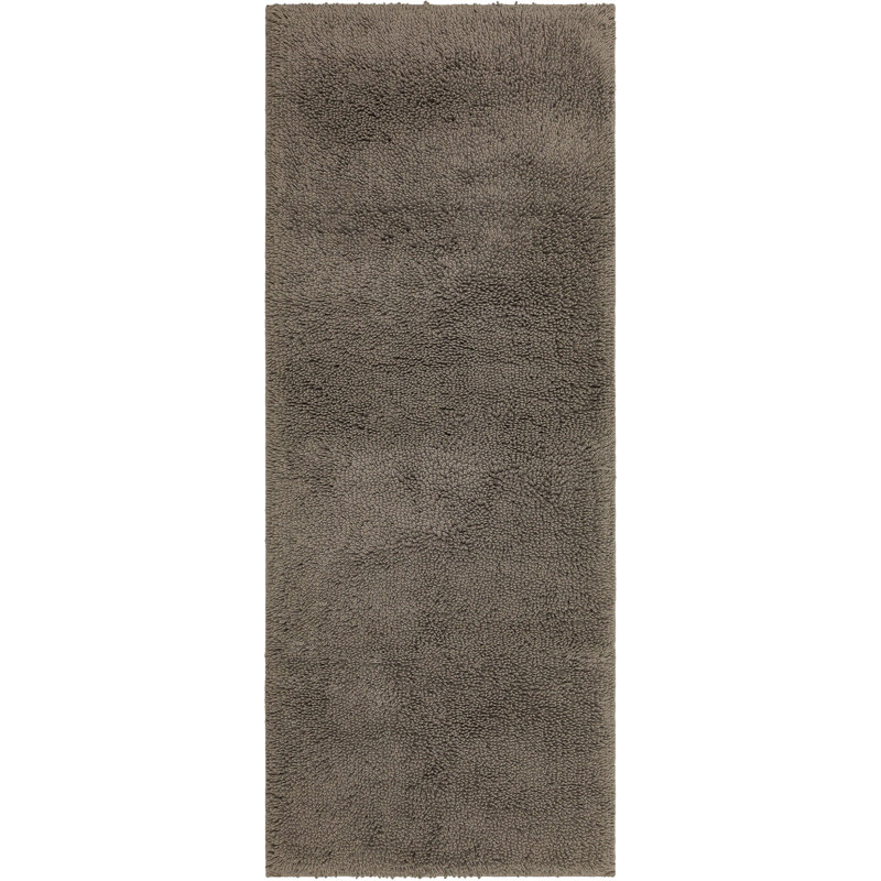 Tapis de bain antidérapant Dinuba, L 24 po x L 60 po, Gris froid