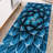 Floral Explosion: Handcrafted Plush Pile Rug with Exuberant Botanical Print for a Lush and Cozy Interior Atmosphere-2021636867