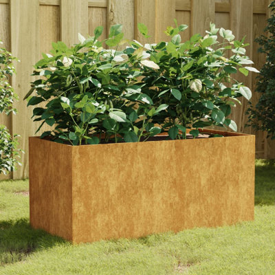 Hesston Planter Corten Steel