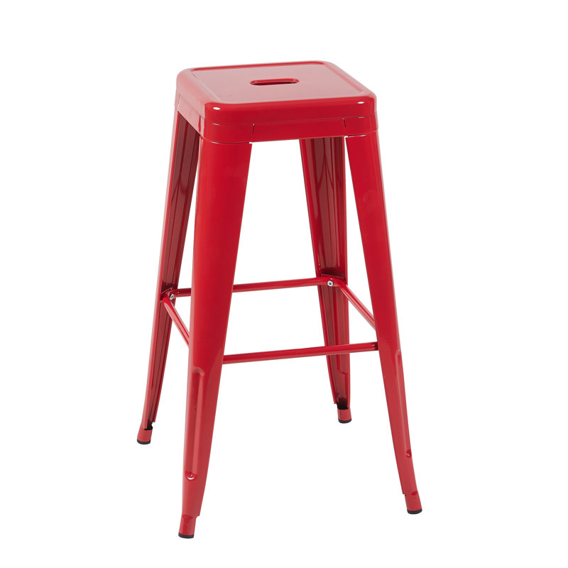 Tabouret à hauteur de comptoir, Rouge, Tabouret de bar (siège d’une hauteur de 30 po)