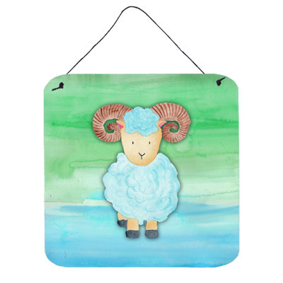 Décoration murale en aluminium de mouton de mouton