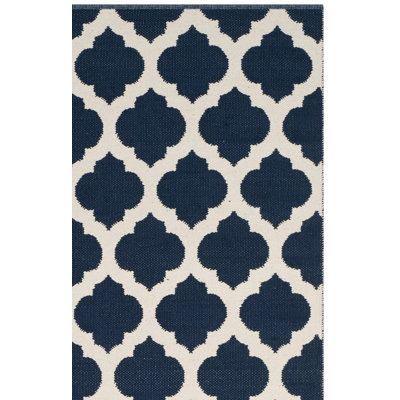 Romona Hand Woven Cotton Geometric Rug