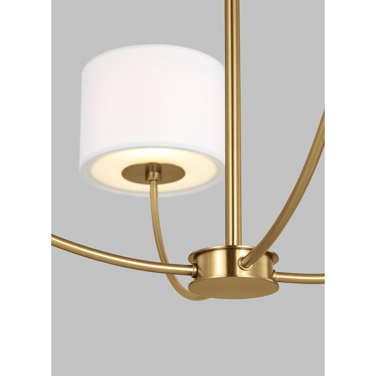 Tanyel 4-Light Chandelier, Burnished Brass