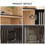 Bibliothèque moderne 61 "avec tablette de rangement ouverte-1780640638