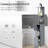 Tall Bathroom Storage Cabinet, Freestanding Linen Tower With Shelf And Drawer, Modern Style Cabinet For Bathroom-1391645062