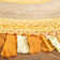 Knowles Hand Woven Cotton/Jute Rug in Gold/Natural