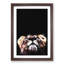 Lion Looking Upwards in Abstract - Picture Frame Graphic Art Print-55761180-55761184