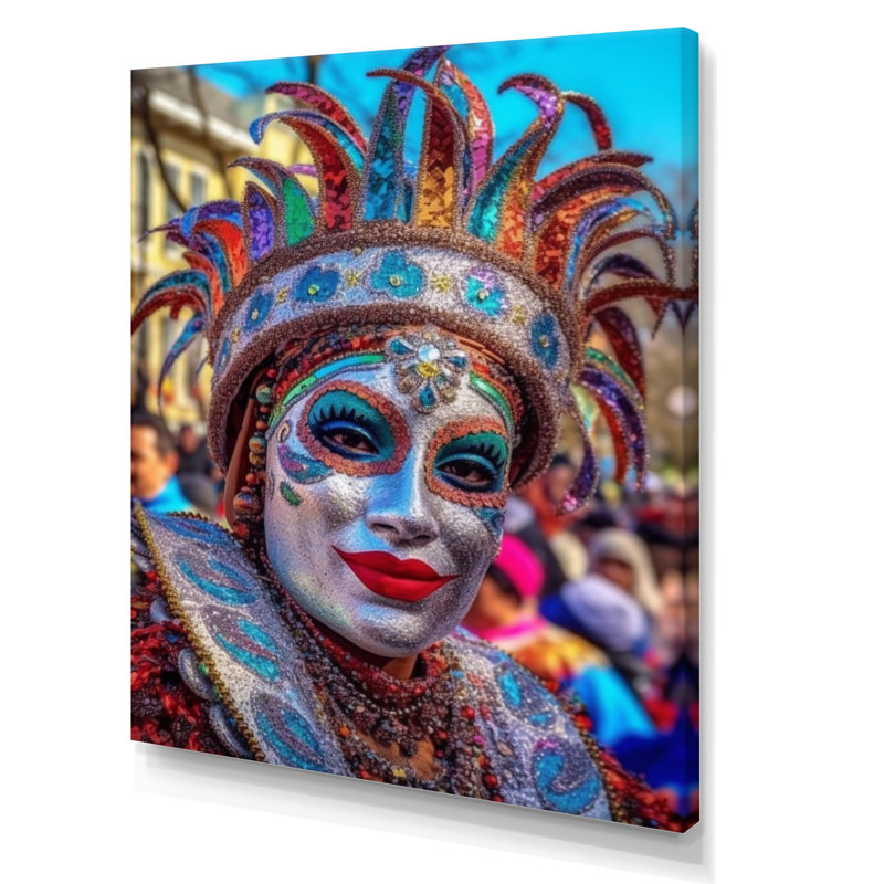 New Orleans Mardi Gras Celebrations IV, H 32 po x l 24 po x P 1 po, Toile tendue