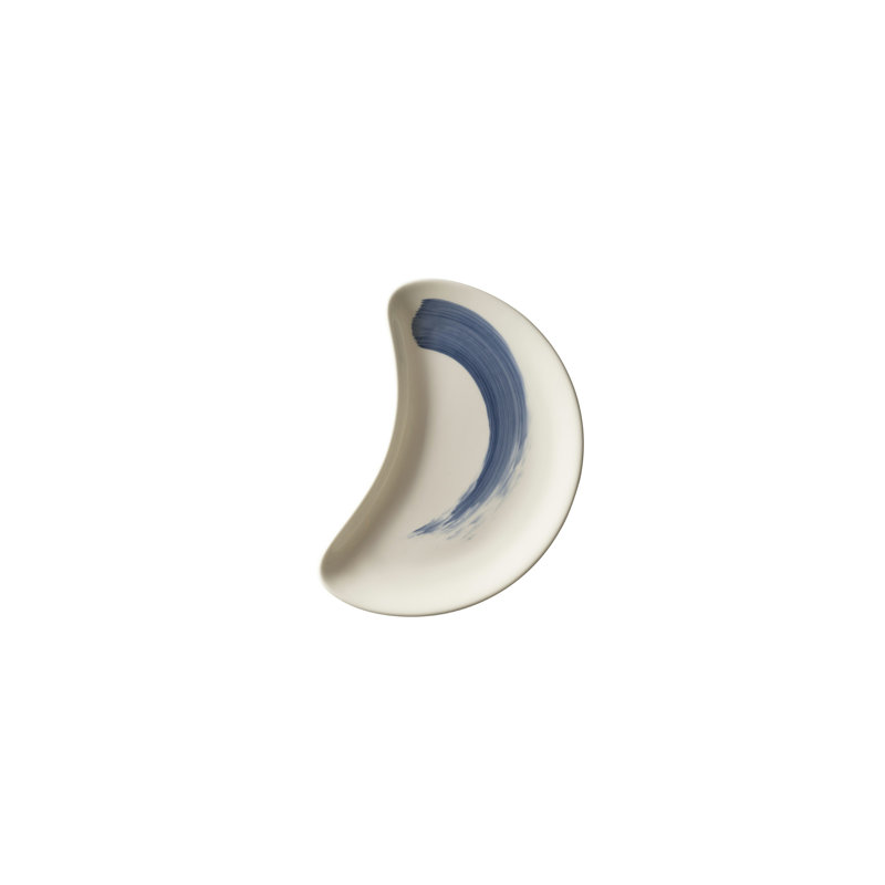Brushstroke Handmade Bone China Salad/Dessert Plate