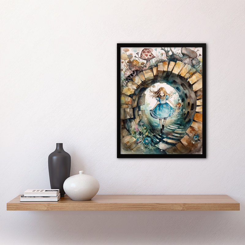 Bonnita Alice In Wonderland Through The Looking Glass - Single Picture Frame Print