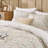 Gogreen 100% Cotton 3 Pieces Luxury King Duvet Cover Floral, Soft & Breathable King Bedding Sets, Pattern King Comfy Duvet Cover, with Zipper Closure-117042711-117042712