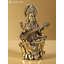 Petite statue de laiton Maa Saraswati - statue de laiton indien, déesse du savoir et des arts
