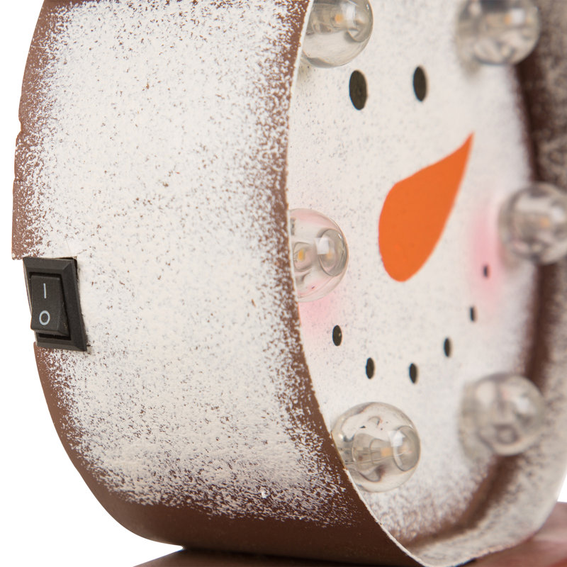 Porte-chaussette de Noël bonhomme de neige
