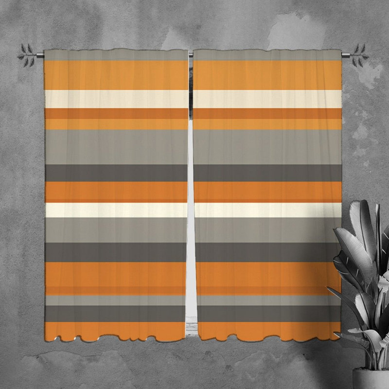 Zaydian Room Darkening Curtain Pair, 20" W x 61" L