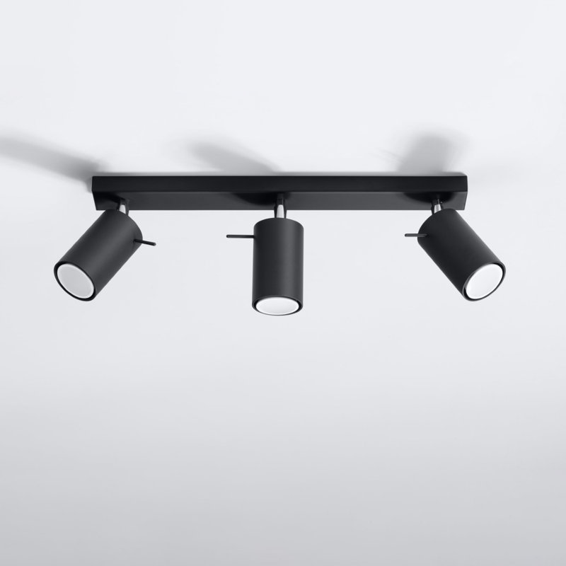 Ring Ceiling Spotlight, Black