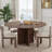 Enciso Round Solid and Manufactured Wood Cross Pedestal Dining Table-839574044-840046788