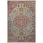 Tapis décoratif rétro à motif floral multicolore à motif floral rose-1636928769