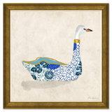 Kimono Swan In Blue I Giclee Print by Dana Gibson