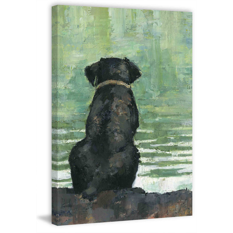 Let Me Swim - Wrapped Canvas Painting, 30 cm H x 20 cm W