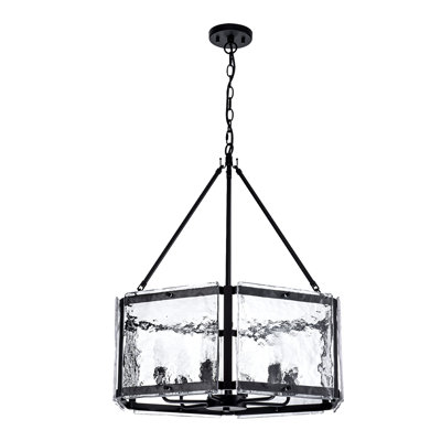 Lustre tambour 6 lumières à intensité variable