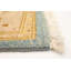 Tapis oriental bleu clair / brun / jaune en laine noué à la main Naugatuck