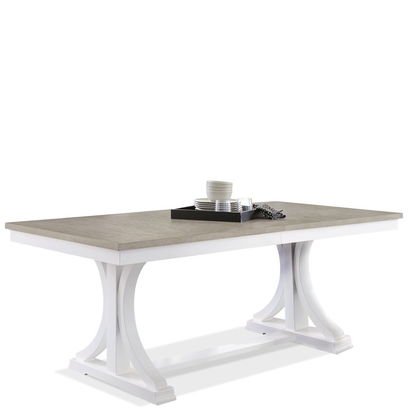 Extendable Solid Wood Base Dining Table