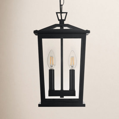 Nevis Jamila 8.5 Inch Outdoor Pendant in Black
