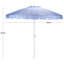 Parasol à manivelle 9 pi Panza-1921174102