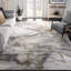 Tapis gris et or à motif abstrait Swindle-1776903973