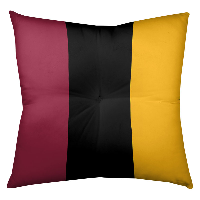 Coussin de sol touffeté arizona, 26 po x 26 po, Jaune