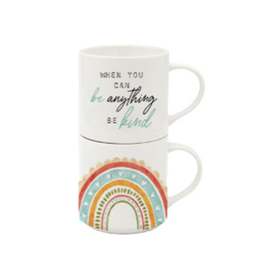 Ensemble de tasses empilables Rainbow