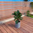 Monforto Modern Fiberstone and Clay Planter - Round Plant Pot with Drainage Holes for Indoor and Outdoor Home -247898972-247898975