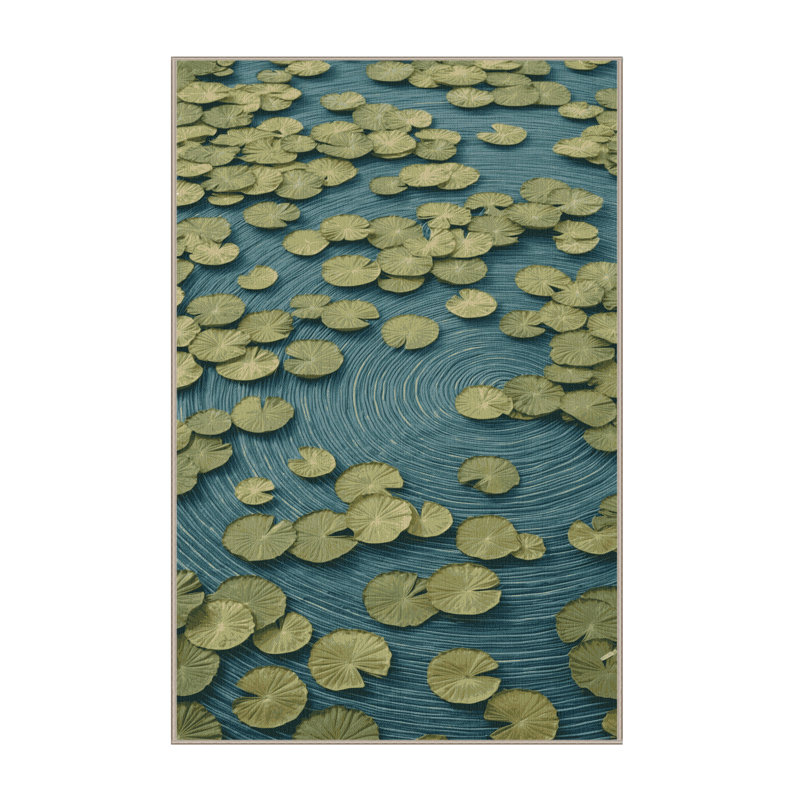 Machine Washable Nature Brown Area Rug, Rectangle 4' x 6'