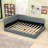 L-Shaped Full Upholstered Daybed with Center Legs-1867246218