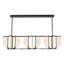 Anders 59-in Black dimmable LED Linear Pendant-1182232209