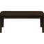 3 Dark Brown Coffee And End Table Ensemble, Rectangular Design, Slim Straight Legs, Solid Wood + Structure, Hairpin Base, Ideal For Main Living Areas, 18 Inches Tall, 46.53 Wide, 23.5 Deep Primary