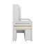 Lit mezzanine simple en bois avec tiroirs et tablettes-1387791664