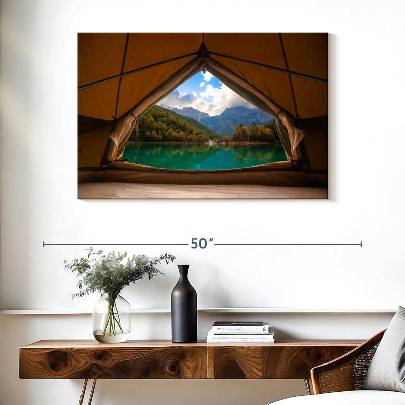 Senne Lakeside Tent View, 26" H x 39" W