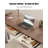 Desk with Two Drawers CPU Compartment and Carbon Steel Legs-1457501293