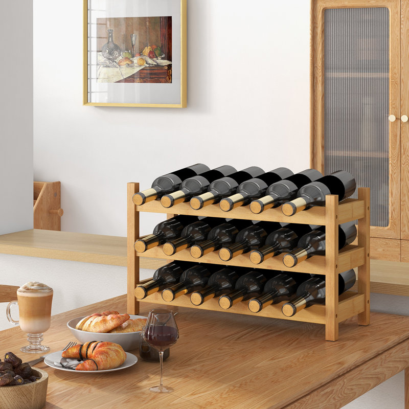 Talik Wine Bottle Rack Yellow