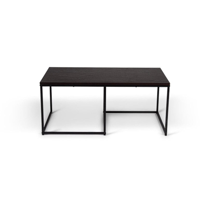 Kalyssa Frame Coffee Table, Matte Black