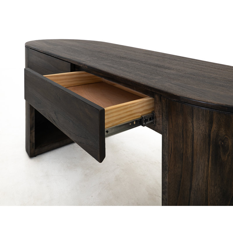 2 Drawer, Desk, Black