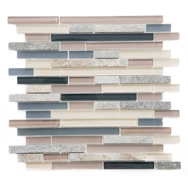 Victory Brick 1" x 3" Glass Mosaic Tile