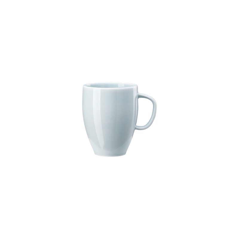 Junto Handmade Porcelain Coffee Mug, Opal Green