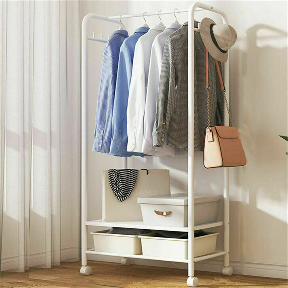 Rebrilliant Rangeworthy 70cm Rolling Clothing Rack & Reviews | Wayfair ...