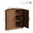 31" H X 31" L Bar Wine Cabinet Farmhouse Storage Cabinet Corner Accent Cabinet with Adjustable Shelves for Living Room and Kitchen-2062238636