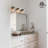 Cleofas Bathroom Vanity Light Fixture with Clear Glass Shade-827349464-820596443