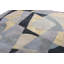 Rug & Kilim's Mid-Century Modern Rug In Gray, Ivory And Blue Geometric Pattern-2129797834