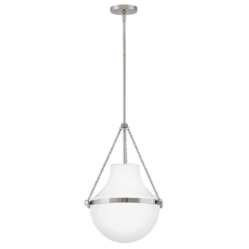 Grand luminaire suspendu Hinkley Collins, H 20,25 po x l 15 po x P 15 po
