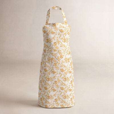 Brona Mother's Day Floral Cotton Bib Apron